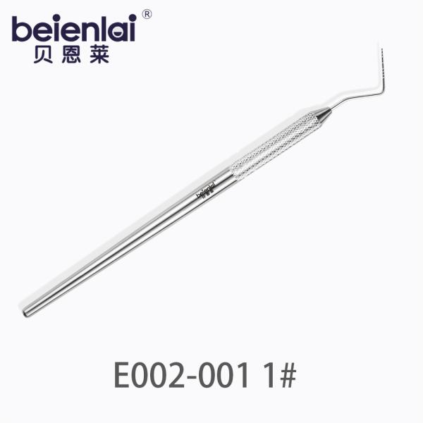 Benlai Periodontal Probe E002-001 SXD 1#, Single End φ5.5 Solid Round Handle with Markings 1-2-3-5-7-8-9-10